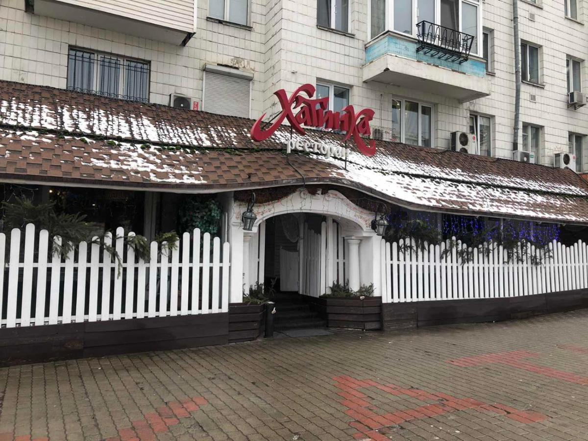 Апартаменты Дворец Украины С Круглой Кроватью Kyiv Eksteriør billede